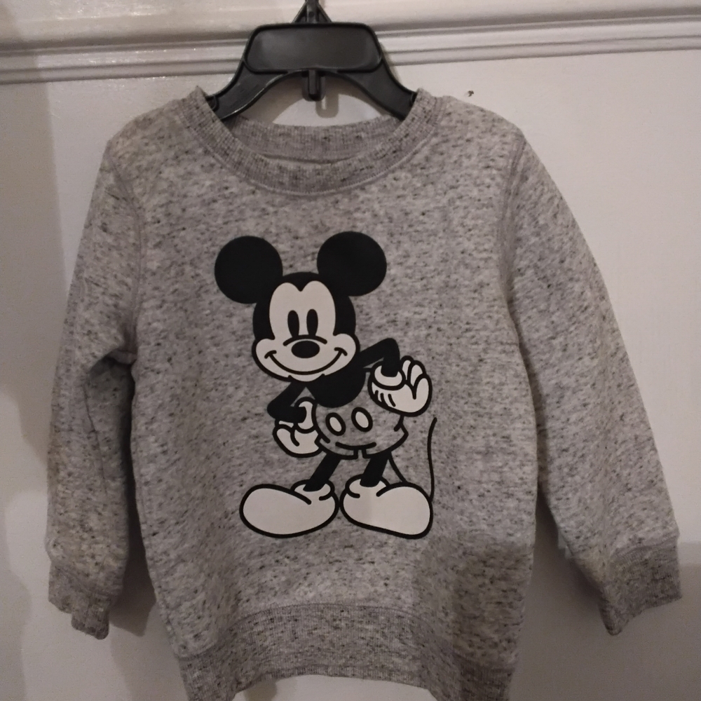 Disney Jumping Beans Mickey Mouse Gray Sweatshirt